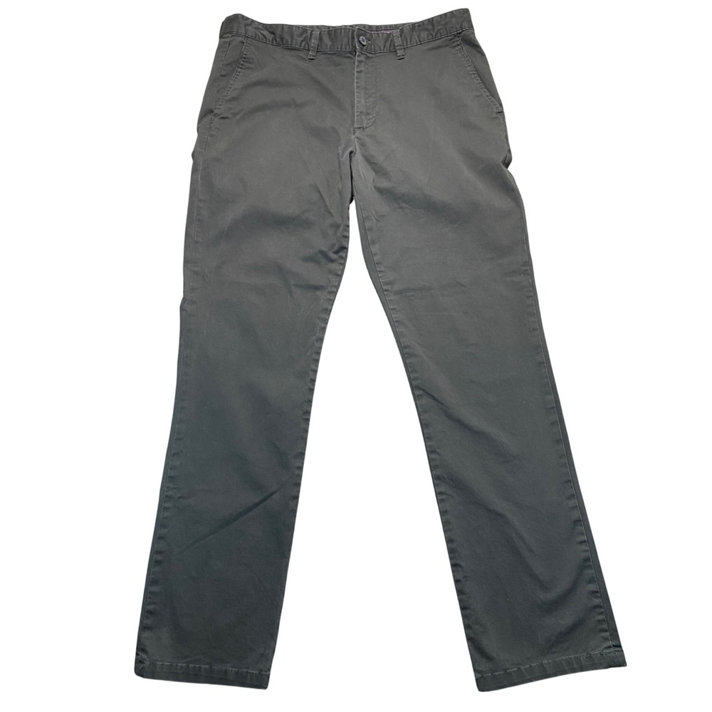 English Laundry Mens Chino Pants Black Straight Leg 34W‎ x 32L